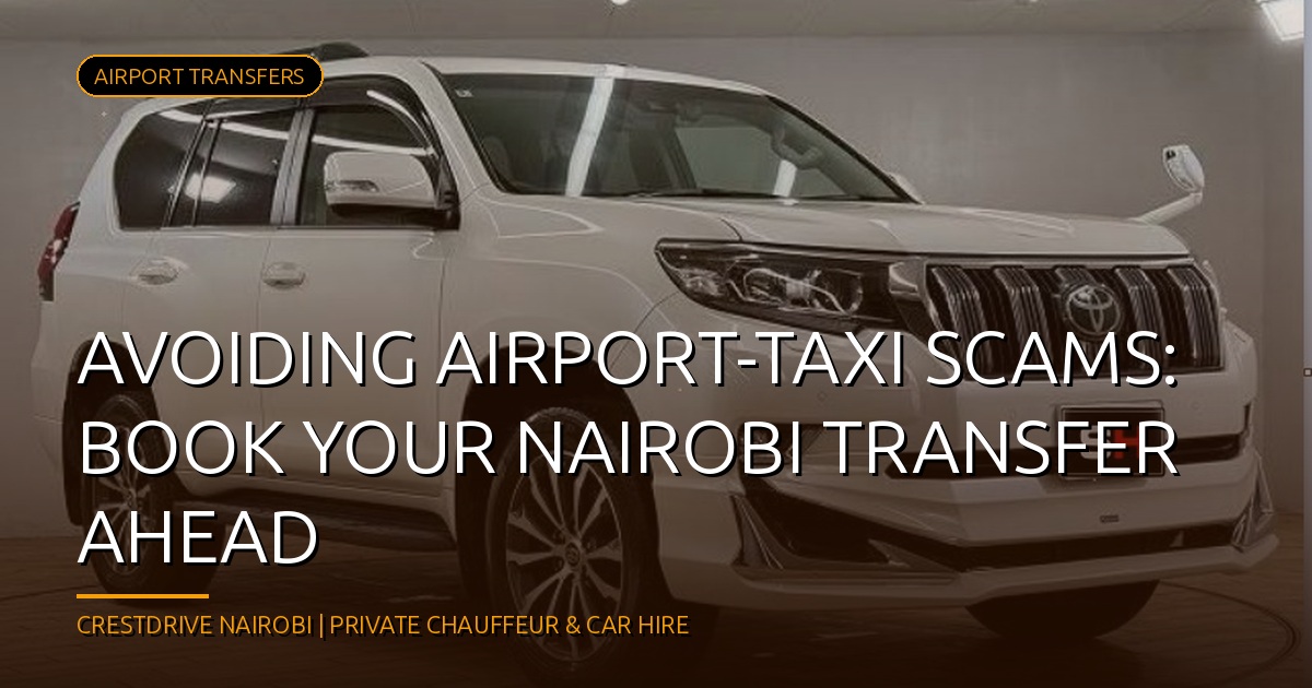 Avoiding airport-taxi scams: book your Nairobi transfer ahead