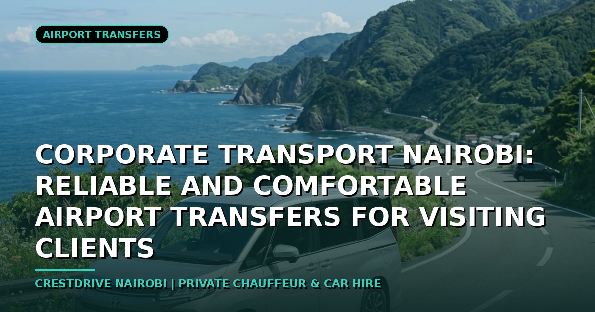 Corporate Transport Nairobi: Reliable and Comfortable Airport Transfers for Visiting Clients