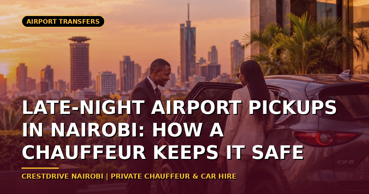 Late-Night Airport Pickups in Nairobi: How a Chauffeur Keeps it Safe
