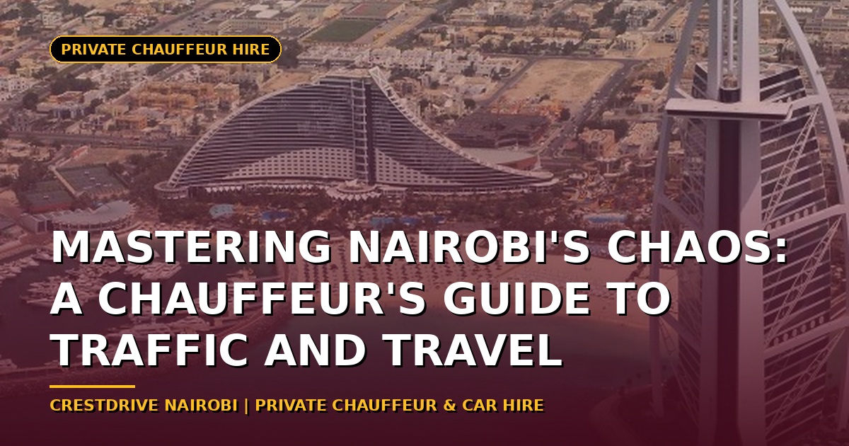 Mastering Nairobi's Chaos: A Chauffeur's Guide to Traffic and Travel