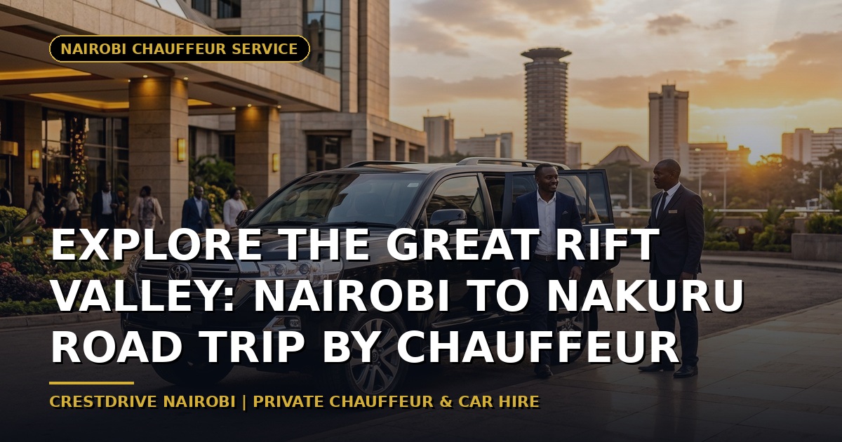 Explore the Great Rift Valley: Nairobi to Nakuru Road Trip by Chauffeur